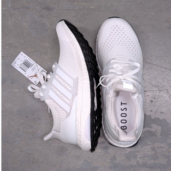 adidas Shoes - Triple White Running Shoes Womens 8 adidas Ultraboost 1.0 DNA NIB